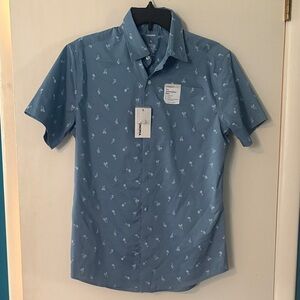 NWT Sonoma Men's palm tree shirt